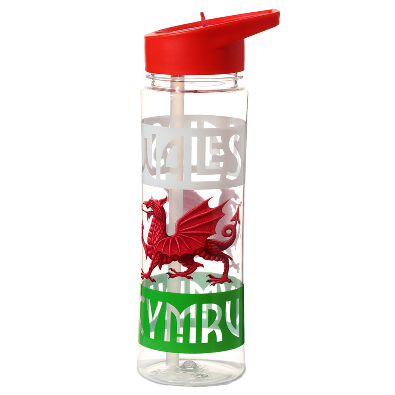 550ml Water Bottle Welsh Dragon Wales (Cymru) Souvenir BOT105