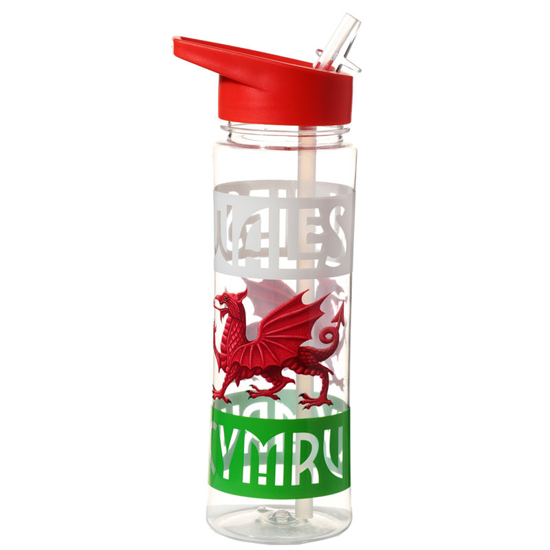550ml Water Bottle Welsh Dragon Wales (Cymru) Souvenir BOT105