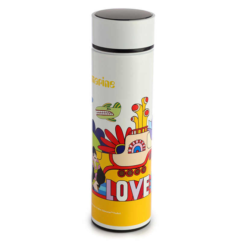 The Beatles Yellow Submarine Hot & Cold Digital Thermometer Bottle BOT136