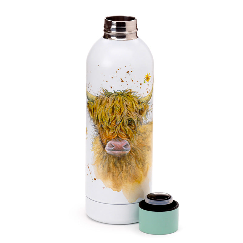 Jan Pashley Highland Coo Cow Hot & Cold Drinks Bottle 530ml BOT205