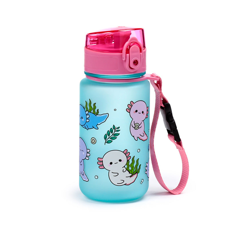 Adoramals Axolotl Pop Top 350ml Shatterproof Bottle BOT354