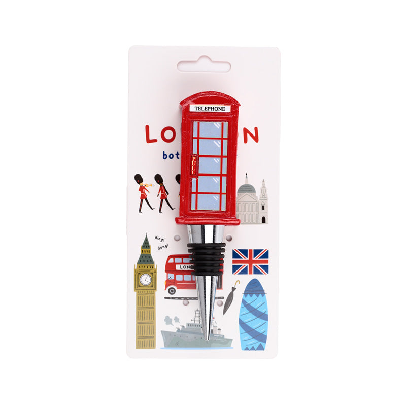 London Icons Red Telephone Box Bottle Stopper BOT367
