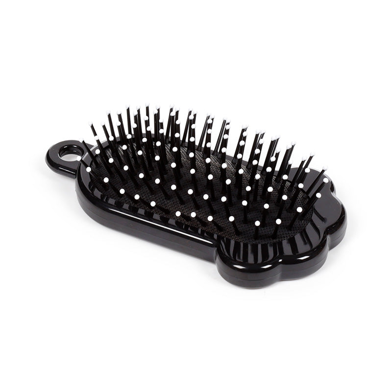 Lucky the Black Cat Paw Shaped Hair Brush BRU42
