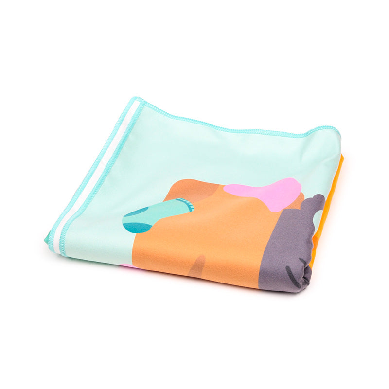 Beans & Co Cats Microfibre Beach Towel BTOW11