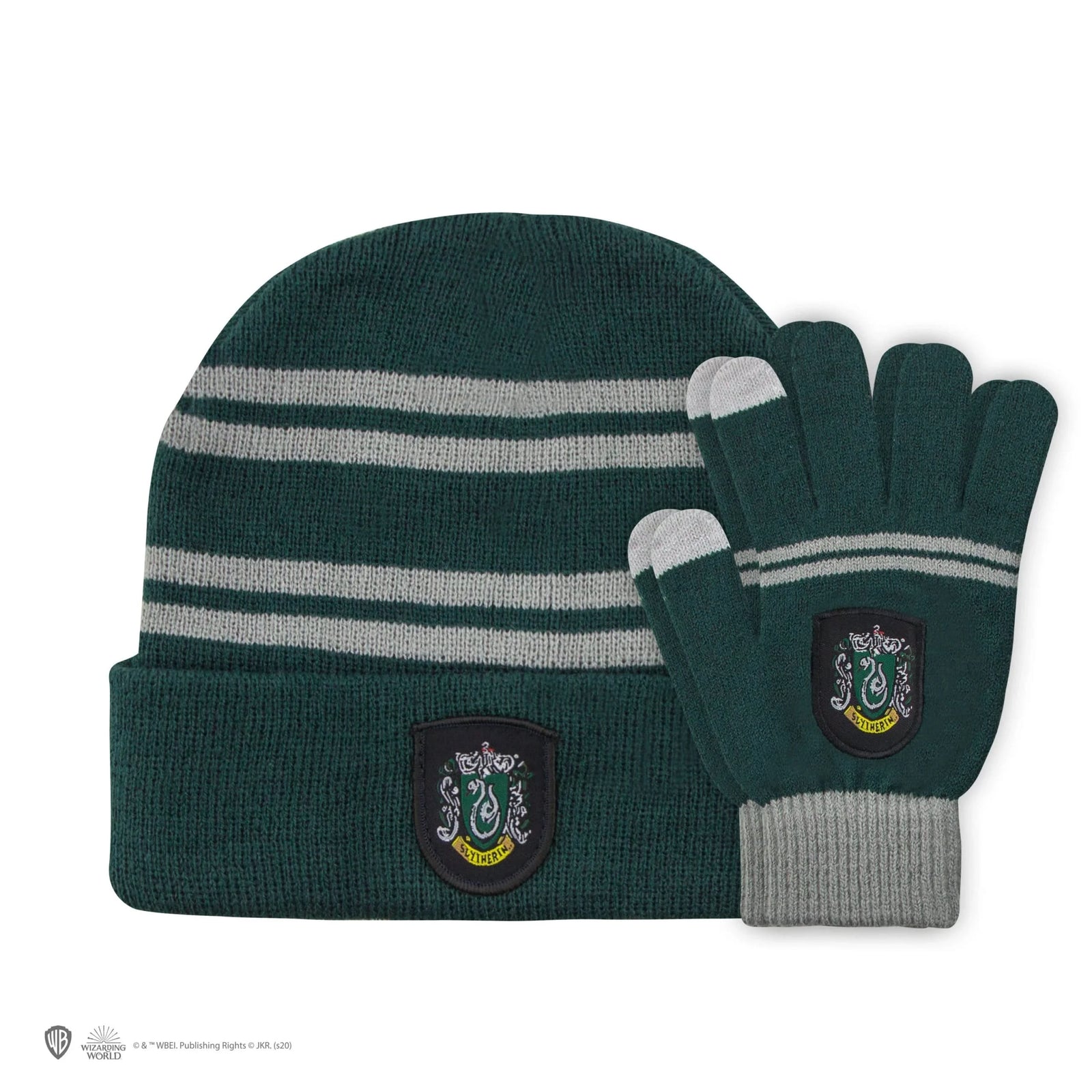 Kids Slytherin Gloves And Beanie Set CR1322