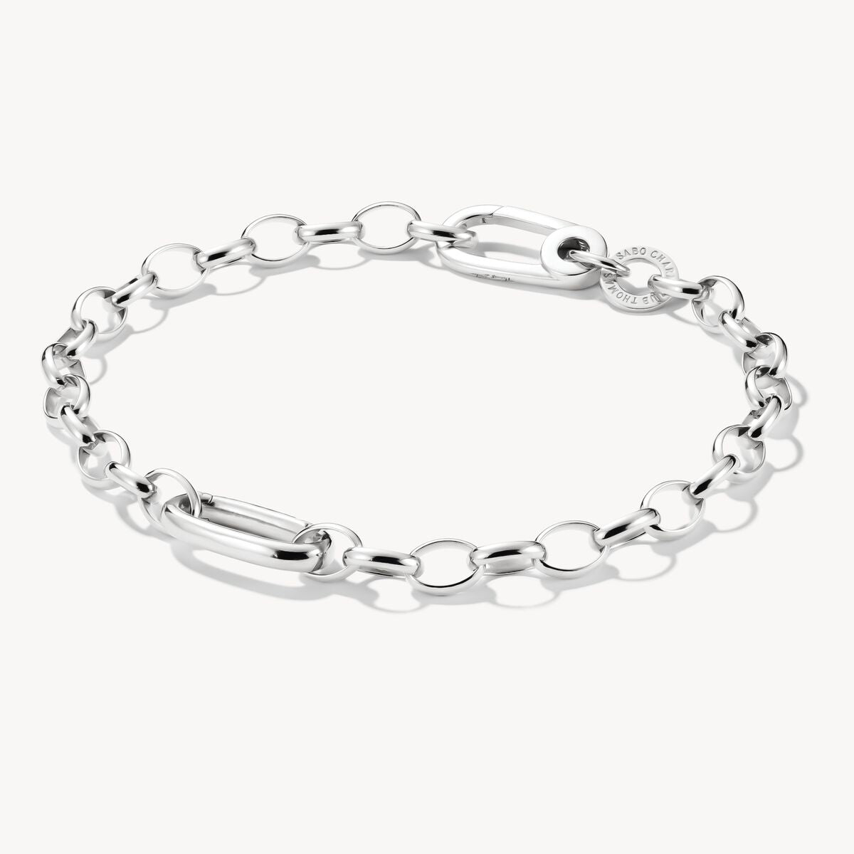 Thomas Sabo Charm Club Charming Connect Sterling Silver Link Bracelet C1202-001-21