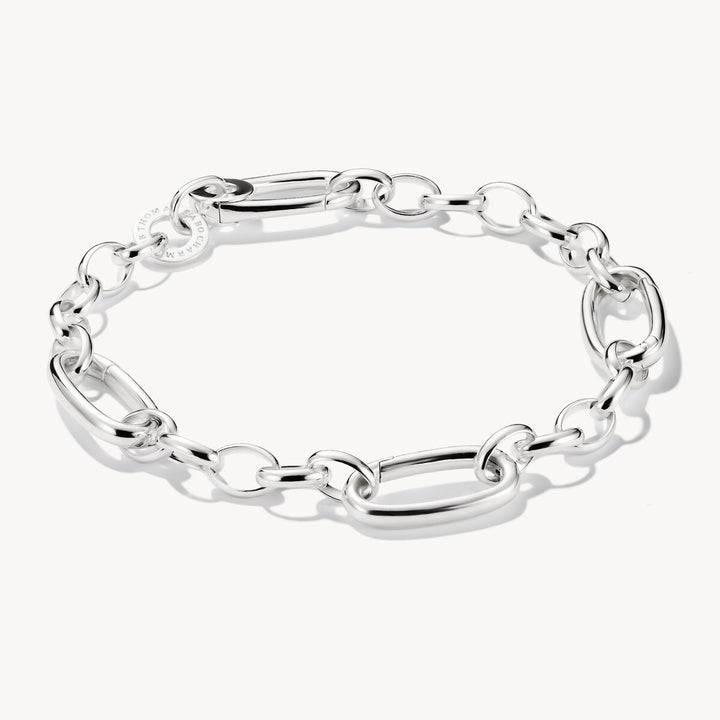 Thomas Sabo Charm Club Charming Connect Sterling Silver Link Bracelet C1203-001-21