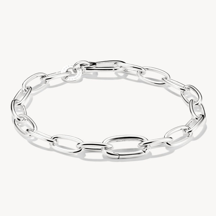 Thomas Sabo Charm Club Charming Connect Sterling Silver Link Bracelet C1204-001-21
