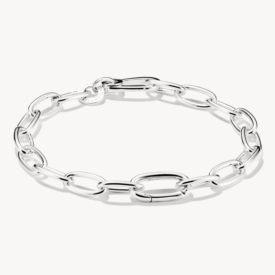 Thomas Sabo Charm Club Charming Connect Sterling Silver Link Bracelet C1204-001-21