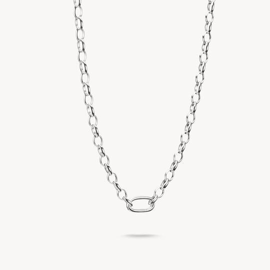 Thomas Sabo Charm Club Charming Connect Sterling Silver Link Charm Necklace C1206-001-21