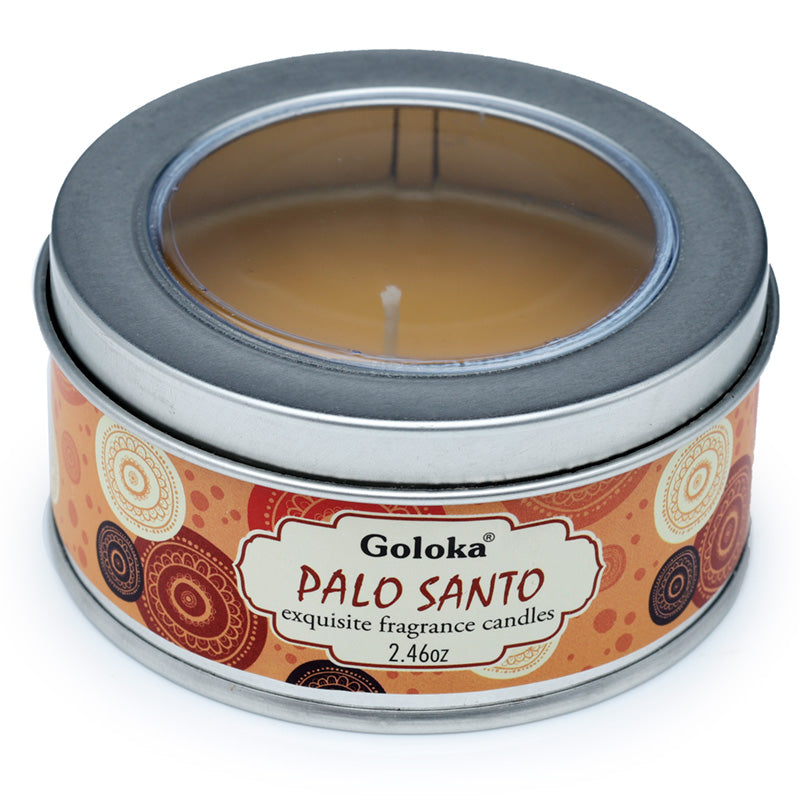 Goloka Palo Santo Wax Candle Tin CAND90