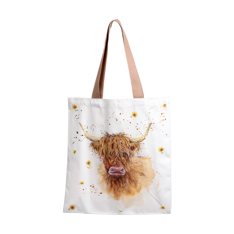 Jan Pashley Highland Coo Cow Reusable Tote Bag CBAG126