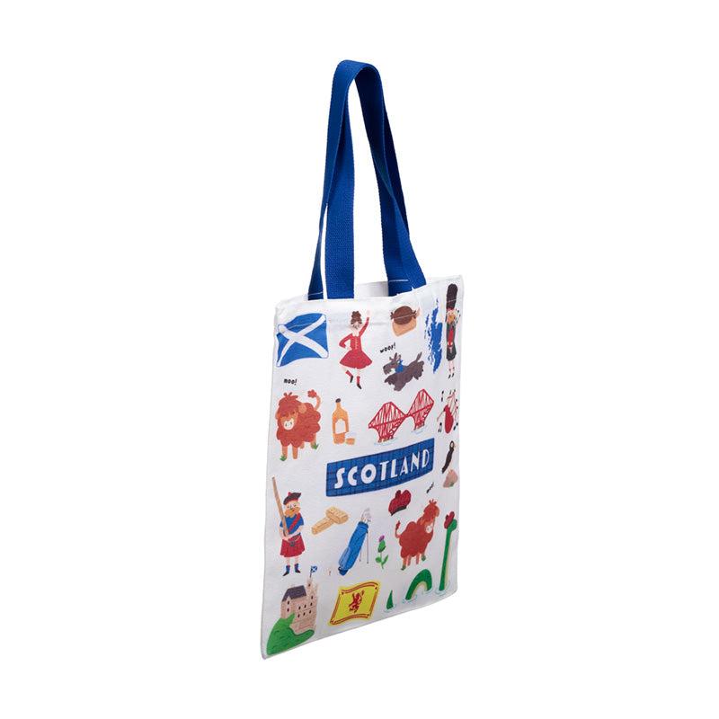 Scotland Souvenir Reusable Tote Bag CBAG128