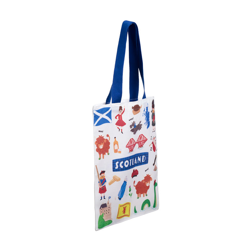 Scotland Souvenir Reusable Tote Bag CBAG128