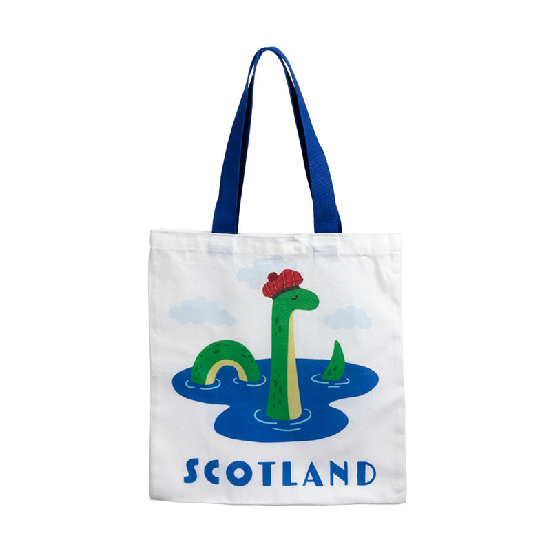 Scotland Souvenir Nessie Reusable Tote Bag CBAG129