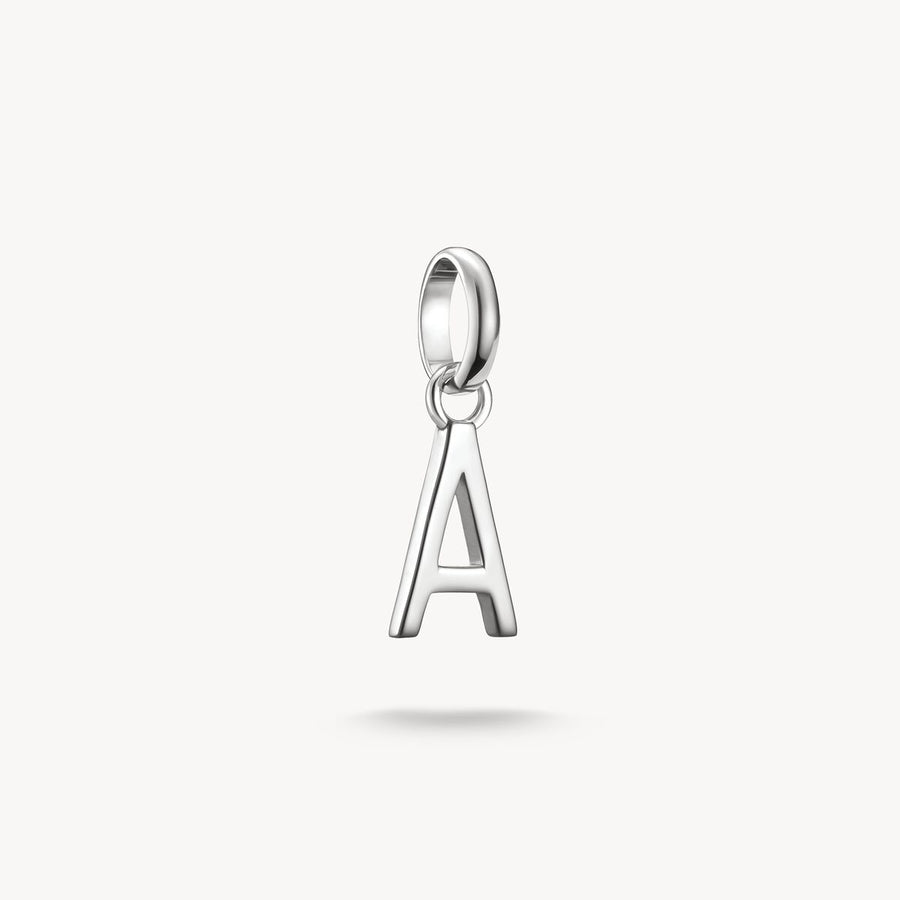 Thomas Sabo Charm Club Charming Connect Sterling Silver Letter A Charm CC1207-001-21
