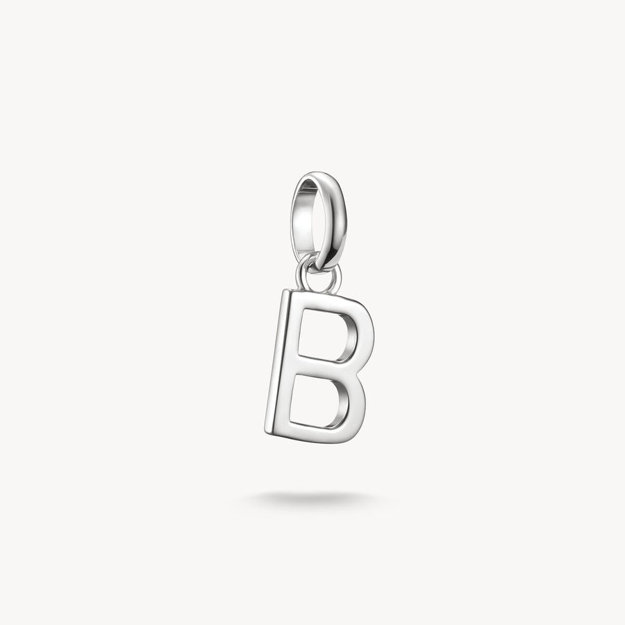 Thomas Sabo Charm Club Charming Connect Sterling Silver Letter B Charm CC1208-001-21