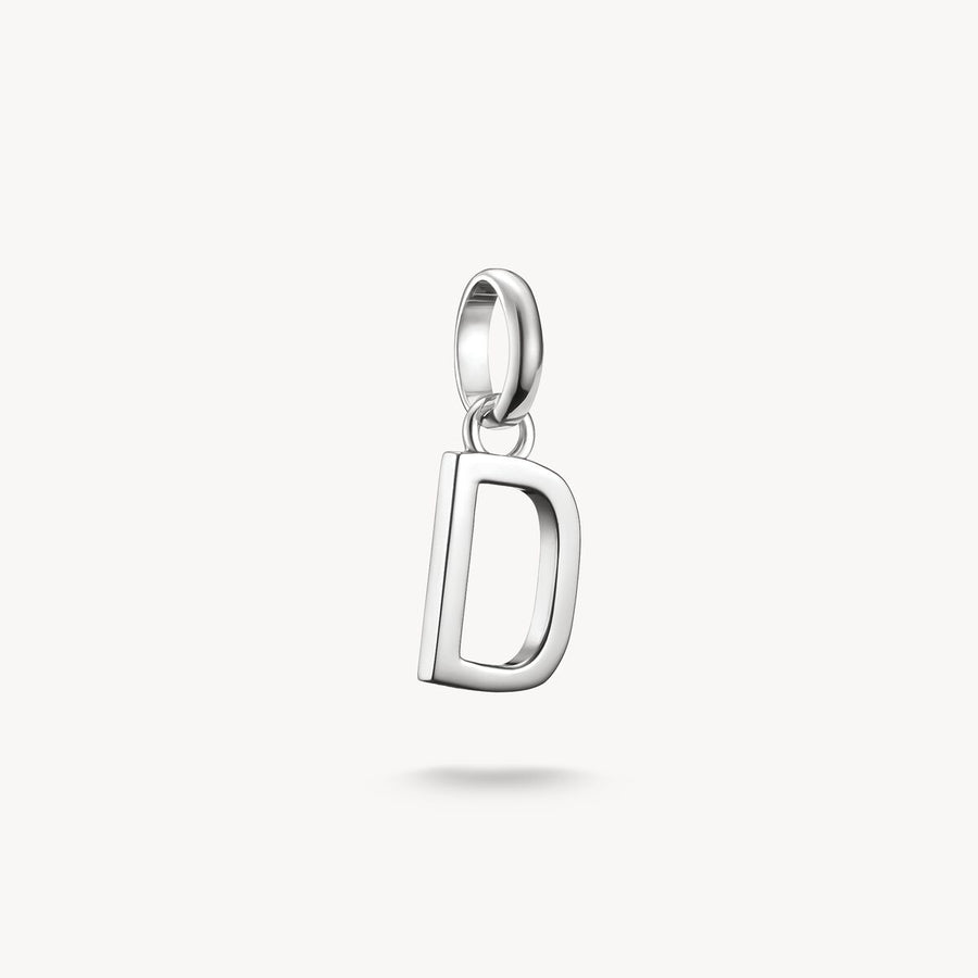Thomas Sabo Charm Club Charming Connect Sterling Silver Letter D Charm CC1210-001-21