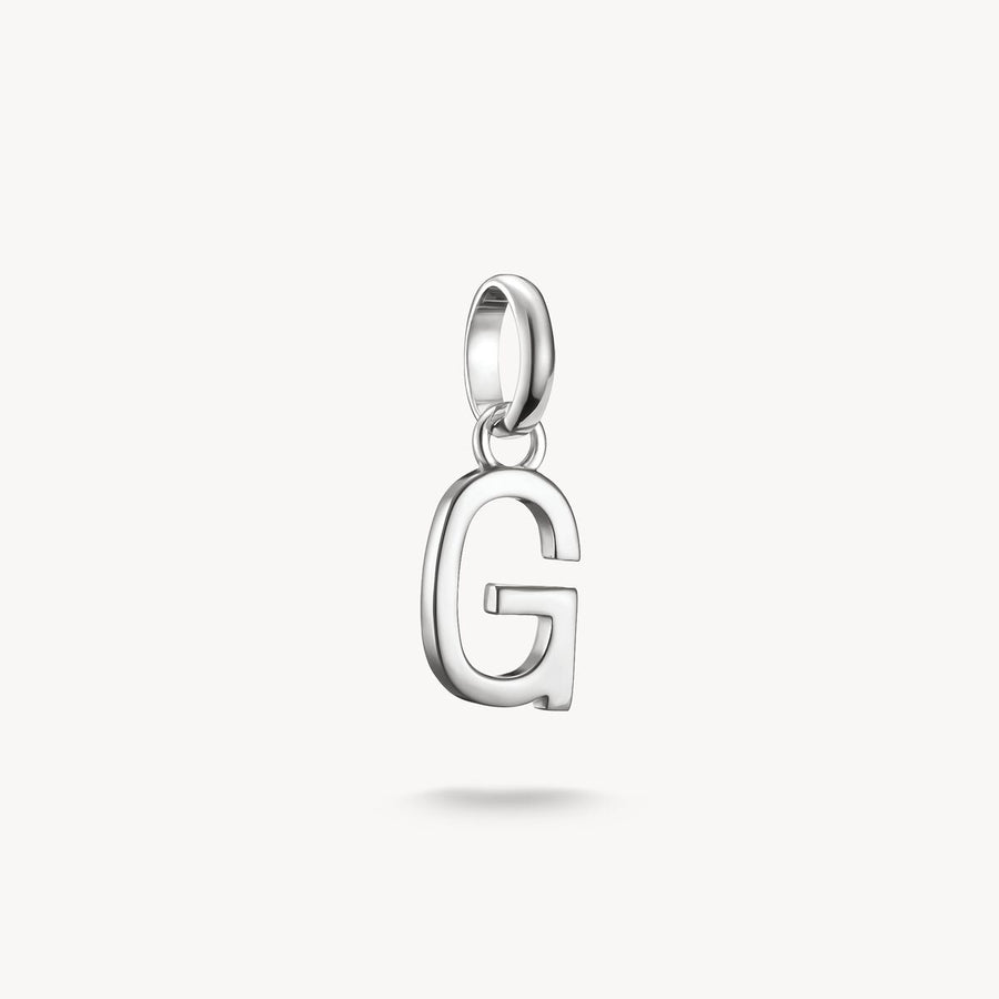 Thomas Sabo Charm Club Charming Connect Sterling Silver Letter G Charm CC1213-001-21