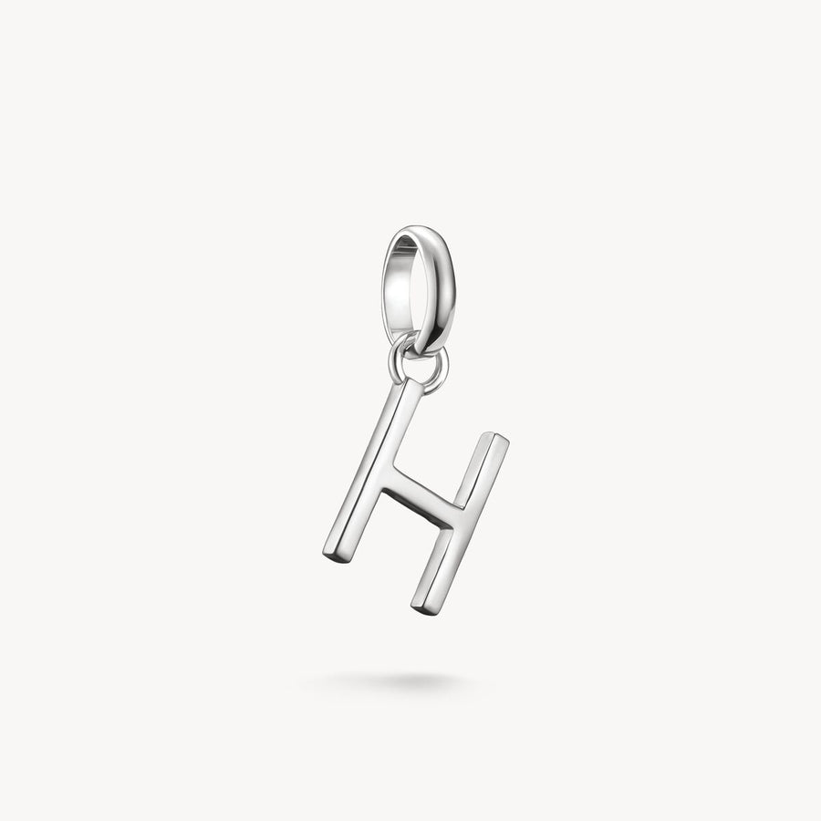 Thomas Sabo Charm Club Charming Connect Sterling Silver Letter H Charm CC1214-001-21