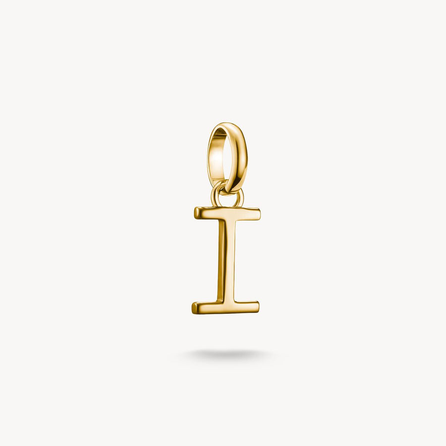 Thomas Sabo Charm Club Charming Connect Gold Plated Letter I Charm CC1215-413-39
