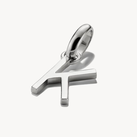 Thomas Sabo Charm Club Charming Connect Sterling Silver Letter K Charm CC1217-001-21