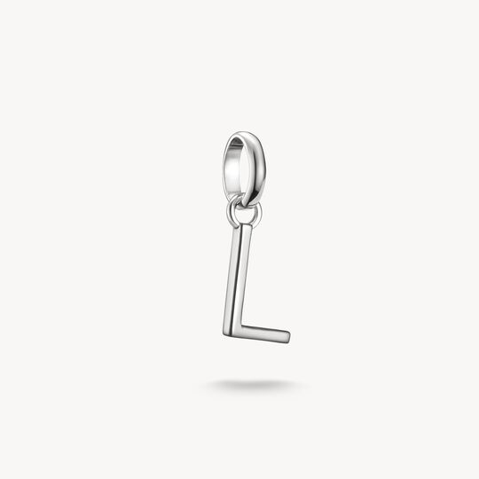 Thomas Sabo Charm Club Charming Connect Sterling Silver Letter L Charm CC1218-001-21