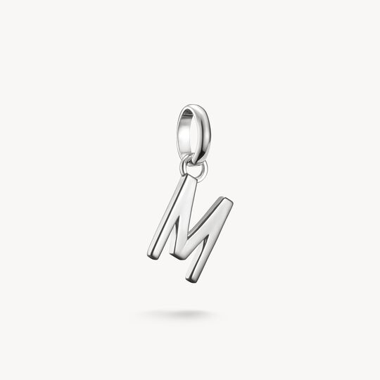 Thomas Sabo Charm Club Charming Connect Sterling Silver Letter M Charm CC1219-001-21