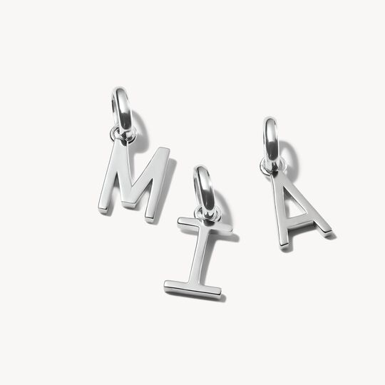 Thomas Sabo Charm Club Charming Connect Sterling Silver Letter M Charm CC1219-001-21