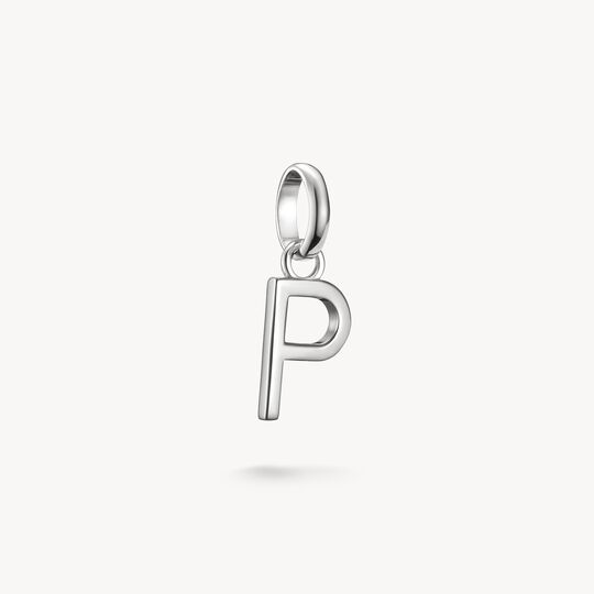 Thomas Sabo Charm Club Charming Connect Sterling Silver Letter P Charm CC1222-001-21