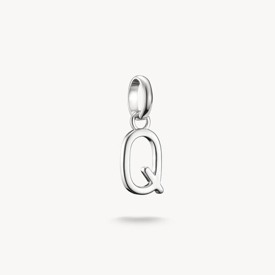 Thomas Sabo Charm Club Charming Connect Sterling Silver Letter Q Charm CC1223-001-21