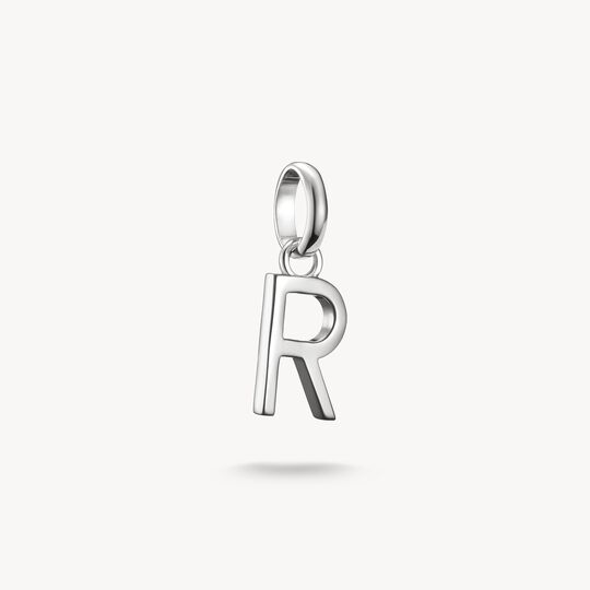 Thomas Sabo Charm Club Charming Connect Sterling Silver Letter R Charm CC1224-001-21