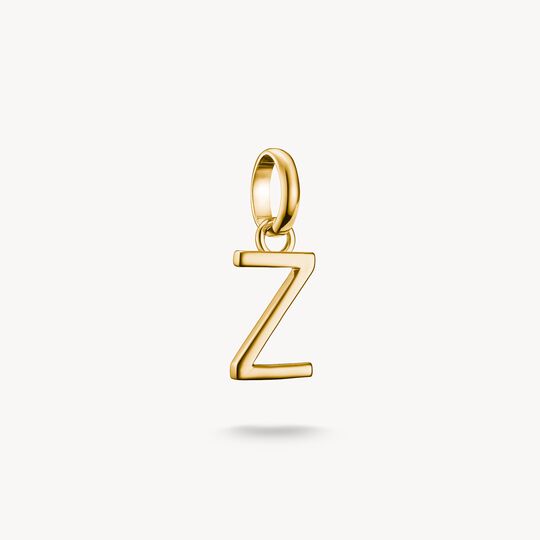 Thomas Sabo Charm Club Charming Connect Gold Plated Letter Z Charm CC1232-413-39