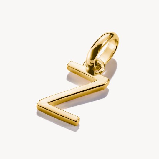 Thomas Sabo Charm Club Charming Connect Gold Plated Letter Z Charm CC1232-413-39