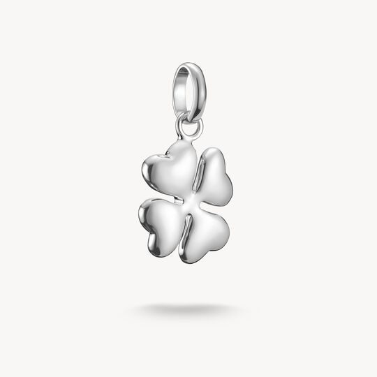 Thomas Sabo Charm Club Charming Connect Sterling Silver Lucky Clover In 3D Charm CC1236-001-21