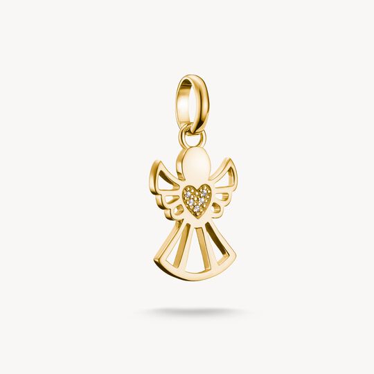 Thomas Sabo Charm Club Charming Connect Gold Plated Guardian Of Love Charm CC1242-414-14