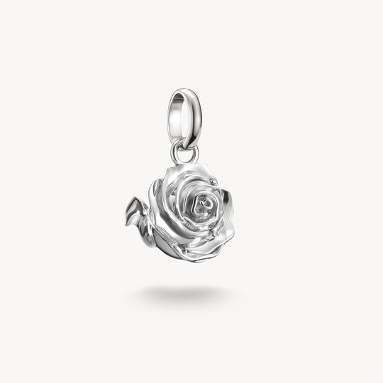 Thomas Sabo Charm Club Charming Connect Sterling Silver Rose Blossom Charm CC1263-001-21