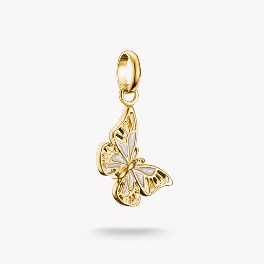 Thomas Sabo Charm Club Charming Connect Gold Plated Butterfly Charm CC1265-427-14