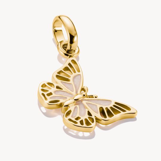 Thomas Sabo Charm Club Charming Connect Gold Plated Butterfly Charm CC1265-427-14