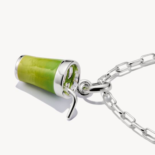 Thomas Sabo Charm Club Charming Connect Sterling Silver Matcha Latte Charm CC1266-007-6