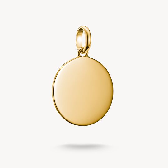 Thomas Sabo Charm Club Charming Connect Gold Plated Large Coin Charm CC1273-413-39