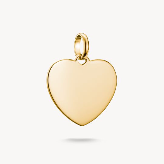 Thomas Sabo Charm Club Charming Connect Gold Plated Big Heart Charm CC1274-413-39