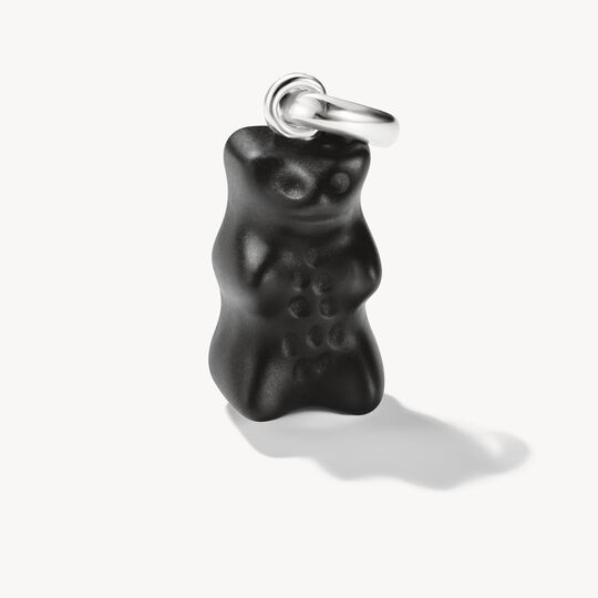 Thomas Sabo Charm Club Charming Connect Sterling Silver Black HARIBO Goldbear Charm CC1275-017-11