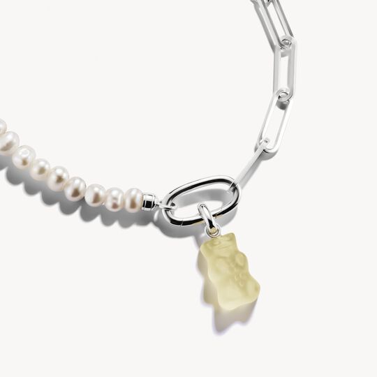 Thomas Sabo Charm Club Charming Connect Sterling Silver White HARIBO Goldbear Charm CC1275-017-14