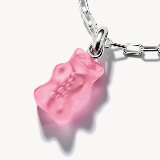Thomas Sabo Charm Club Charming Connect Sterling Silver Pink HARIBO Goldbear Charm CC1275-017-9