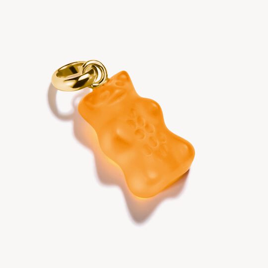 Thomas Sabo Charm Club Charming Connect Gold Plated Orange HARIBO Goldbear Charm CC1275-413-8