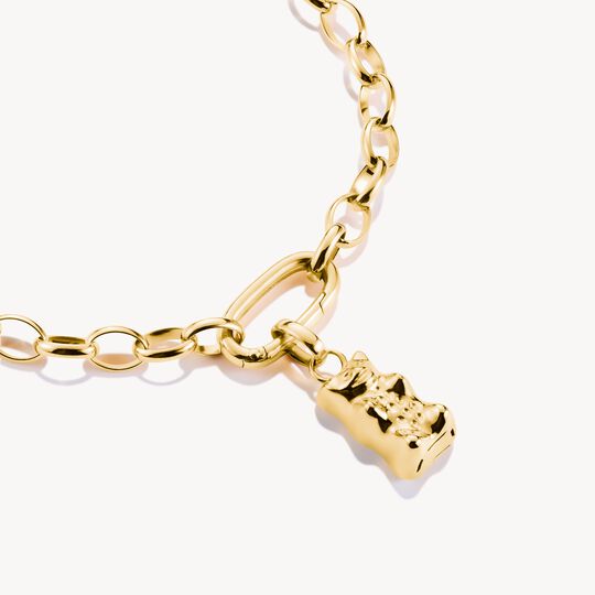Thomas Sabo Charm Club Charming Connect Gold Plated HARIBO Goldbear Charm CC1276-413-39