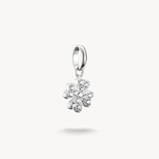 Thomas Sabo Charm Club Charming Connect Sterling Silver Lucky Clover Charm CC1281-051-14
