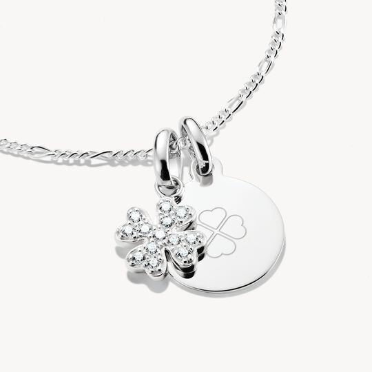 Thomas Sabo Charm Club Charming Connect Sterling Silver Lucky Clover Charm CC1281-051-14