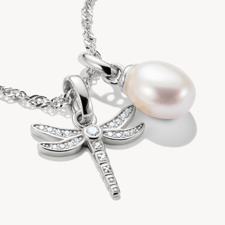 Thomas Sabo Charm Club Charming Connect Sterling Silver Freshwater Pearl Charm CC1282-082-14